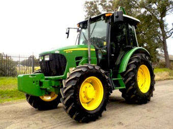 2012 John Deere 5075M PowrReverser 4x4 Agricultural Farm Tractor