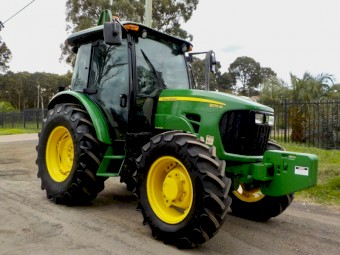 2012 John Deere 5075M PowrReverser 4x4 Agricultural Farm Tractor