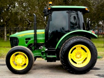 2012 John Deere 5075M PowrReverser 4x4 Agricultural Farm Tractor