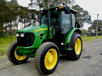 2012 John Deere 5075M PowrReverser 4x4 Agricultural Farm Tractor