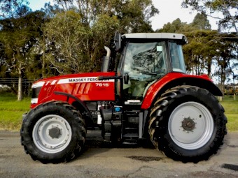 2017 (Late Model) Massey Ferguson 7615 Dyna 6 4x4 150hp Agricultural Farm Tractor