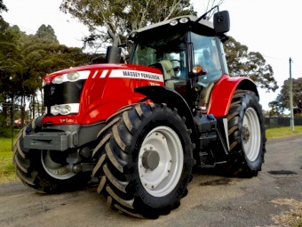 2017 (Late Model) Massey Ferguson 7615 Dyna 6 4x4 150hp Agricultural Farm Tractor