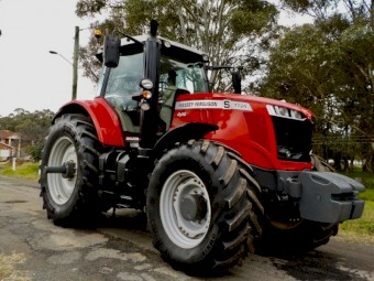 Late model 7/2019 Massey Ferguson 7724 S Dyna 6 260 hp 4x4 Tractor
