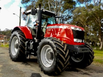 Late model 6/2019 Massey Ferguson 7724 Dyna 6 260 hp 4x4 Tractor