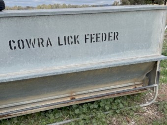 2 Bromar Lickfeeders and 1 Cowra Lickfeeder