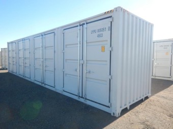 New 40ft High cube Containers with side doors and end doors