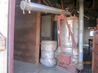 Lavender / Rosemary oil Still 200Ltr with spare 200Ltr Drum