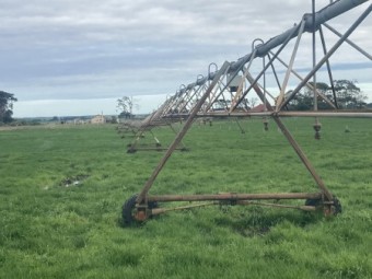 Pierce 7 spans micro Centre pivot 