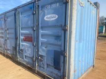 20' Shipping Container with side doors