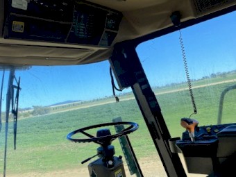 John Deere CTS II Header with 30ft Front & Trailer