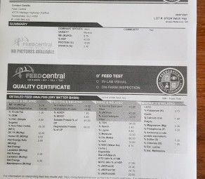 Shedded Vetch Hay ME 8.78 CP19.80 NDF 43.90 oct 2020 baled