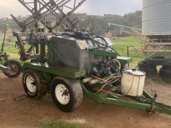 Custom Built12 Metre Trailing Boom Spray