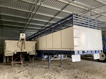 2001 Topstart 40ft Tri-Axle Trailer & Crate