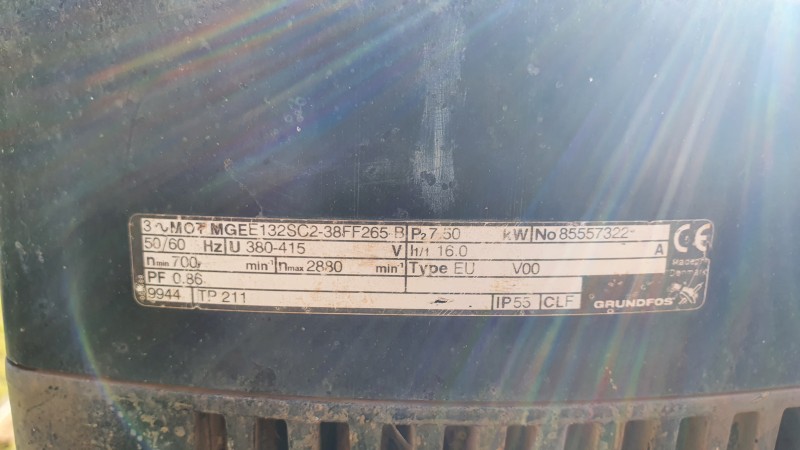 Grundfos CR45 Pumpskid