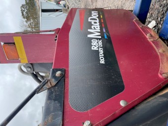 2010 16ft Macdon Mower Conditioner with trailer