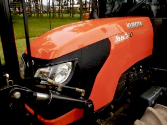 2015 Kubota M8540 4x4 Agricultural Farm Tractor & KBF3000 Forklift Attachment 