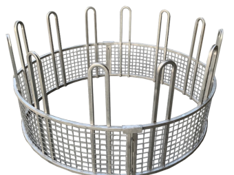 (A156)  Mesh Round Bale Feeder - Large