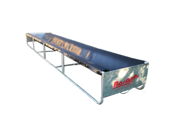 (A156)  Rubber Conveyor Belt Feed Trough