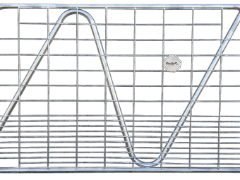 (A156)  2x Gate n Stay 6' (1800mm) w/ Graduated Mesh 25NB