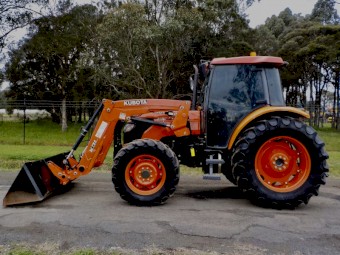 2017 Kubota M8540 4x4 Agricultural Farm Tractor with FEL