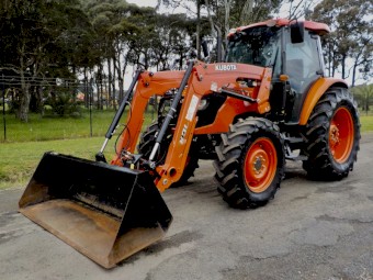 2017 Kubota M8540 4x4 Agricultural Farm Tractor with FEL