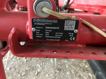 Pottinger Tedder HIT 6.69 Rotary Tedder