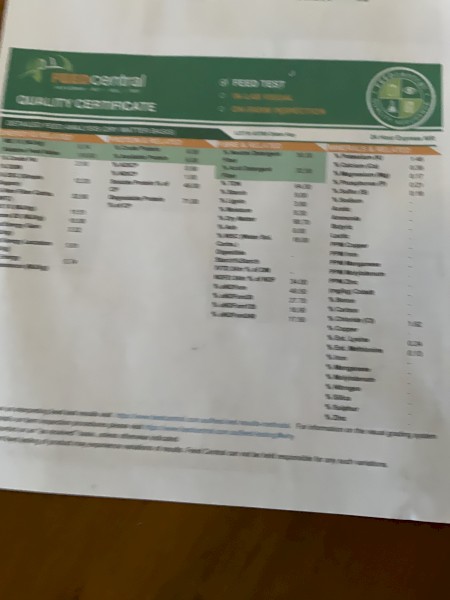 1000 Oaten Hay 5x4 Rolls