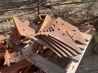 Massey Ferguson 74 5/6 Moulboard Plough with Shears