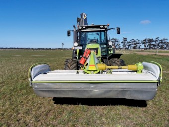 Claas 640 + Front Mower