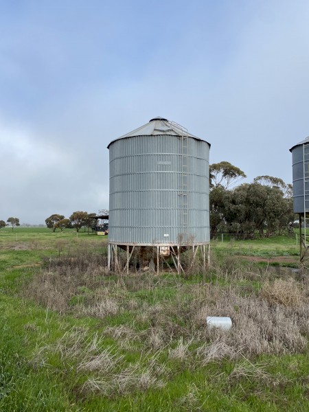 2 x Nelson 50 tonne wheat silo