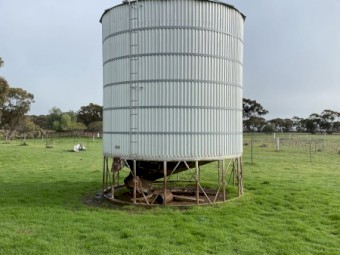 2 x Nelson 50 tonne wheat silo
