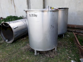 Stainless Steel Vat with lid - 1200Litre