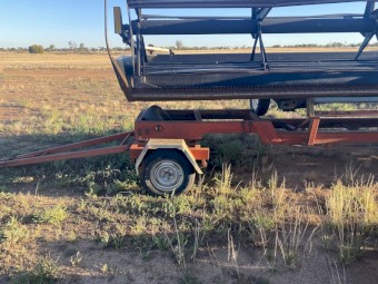 960 macdon header front