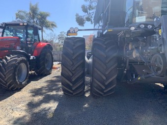 New Dual 580/85 R42 Michelin Tyres & Rims.