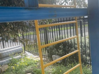 Steel Platform 2x2.5x2.4m height approx