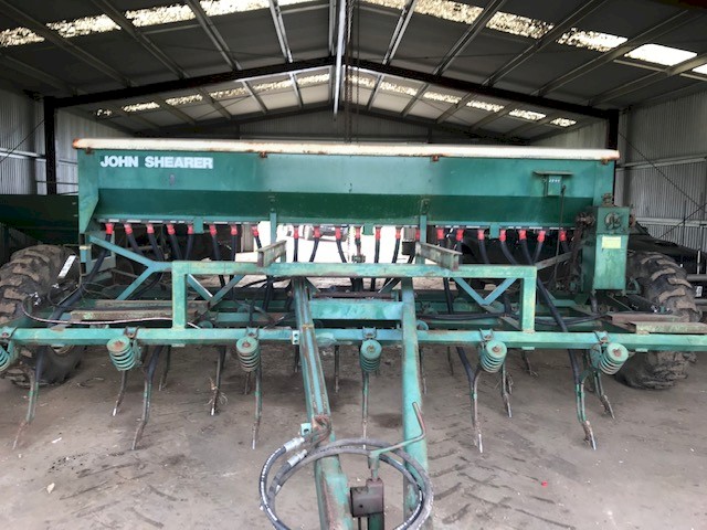 John Shearer 24 run 4 row direct drill