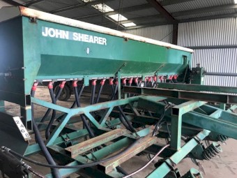 John Shearer 24 run 4 row direct drill