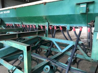 John Shearer 24 run 4 row direct drill