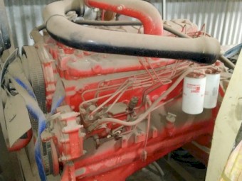 An International Harvester 436 CI engine from a 4186 IH tractor