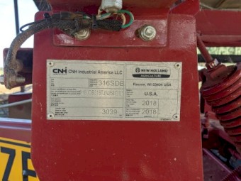 2018 New Holland 316 Disc Mower Conditioner