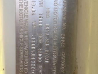 1998 FL6 Volvo Tray Top Truck