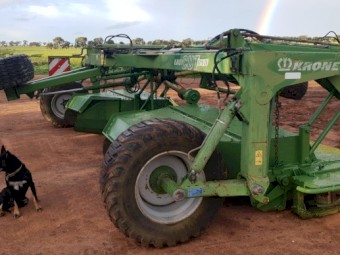 Krone Easy Cut 6210 CV Flail Mower Conditioner