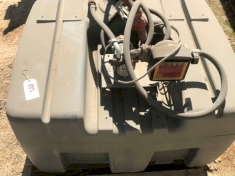 Silvan - Portable Plastic Diesel Tank with Pump & Flow Meter