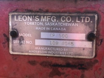 Leon Co CP500 Chisel Plough