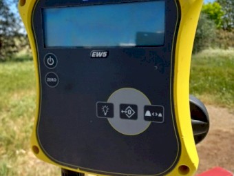 Sheep weigh crate Prattley with Tru Test weigh scales