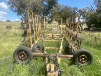  15  Leaf Hydraulic Harrows Coolaman 40 FT 