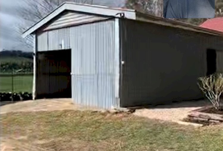 Large steel shed for sale 8m x 5.5m Farm Tender