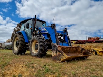 New Holland TL100A Tractor with Front End Loader