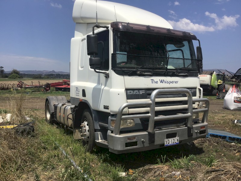 2005 DAF CF75 Single Drive Prime Mover & 28ft Semi Trailer