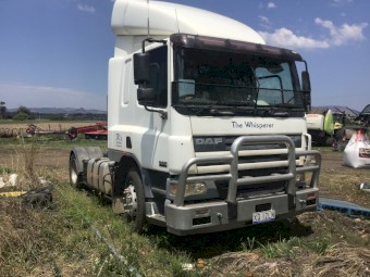 2005 DAF CF75 Single Drive Prime Mover & 28ft Semi Trailer